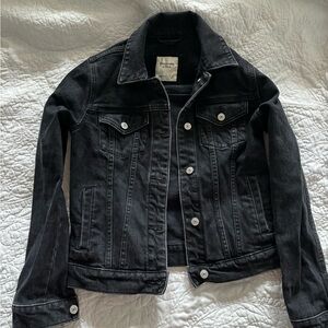 COPY - Abercrombie and finch Black denim jacket